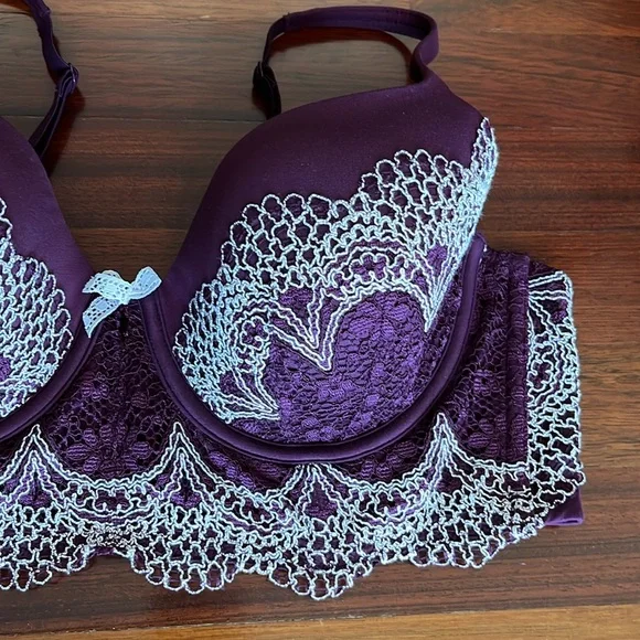 Womens 38c Victorias Secret Body by Victoria Longline lined demi Bustier Bra - Picture 3 of 11